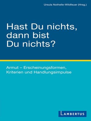cover image of Hast Du nichts, dann bist Du nichts?